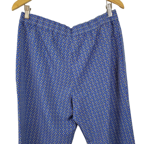 TALBOTS | GEOMETRIC ABSTRACT MULTICOLORED PULL ON PANTS WOMEN'S SIZE 12 - Picture 8 of 16